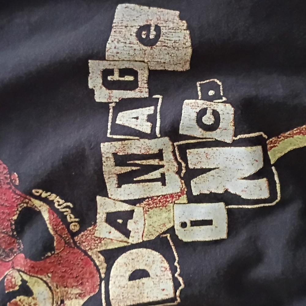 H&M Divided Metallica Damage Inc. Gray Long Sleeve Tee. Size M - Picture 3 of 3